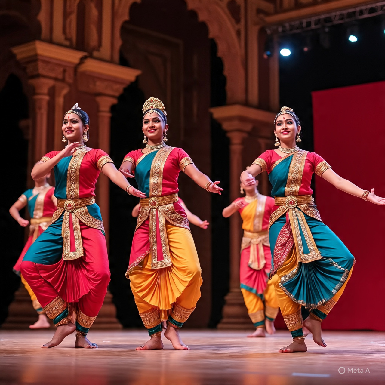 Cultural dance namami devi narmade har
